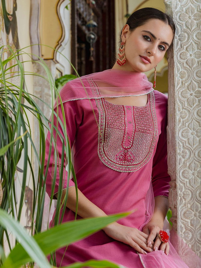 Aadhya Cotton Embroidery Kurti With Bottom Dupatta Wholesale Price In Surat